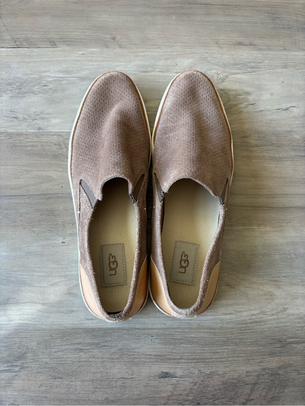 UGG Men’s Brown Suede Loafers